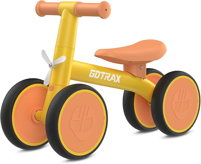 Gotrax Baby Balance Bike 1-2 Years, 7" Front & Rear Silent Wheels, Sturdy Steel Frame 66 lbs Load... | Amazon (US)