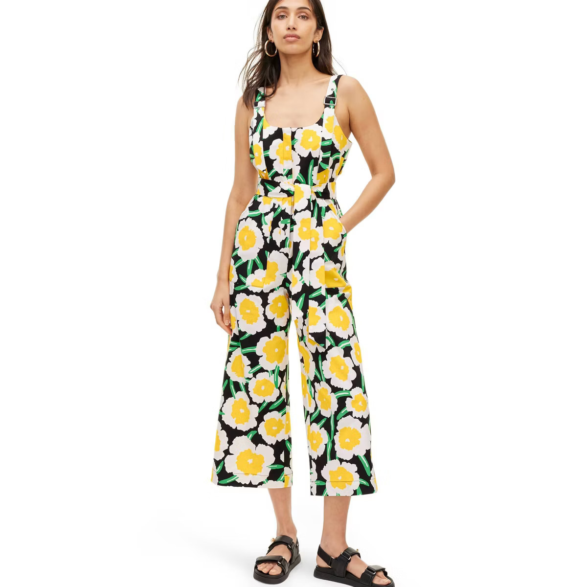 Women's Utility Sleeveless Yellow Poppy Jumpsuit - DVF for Target | Target