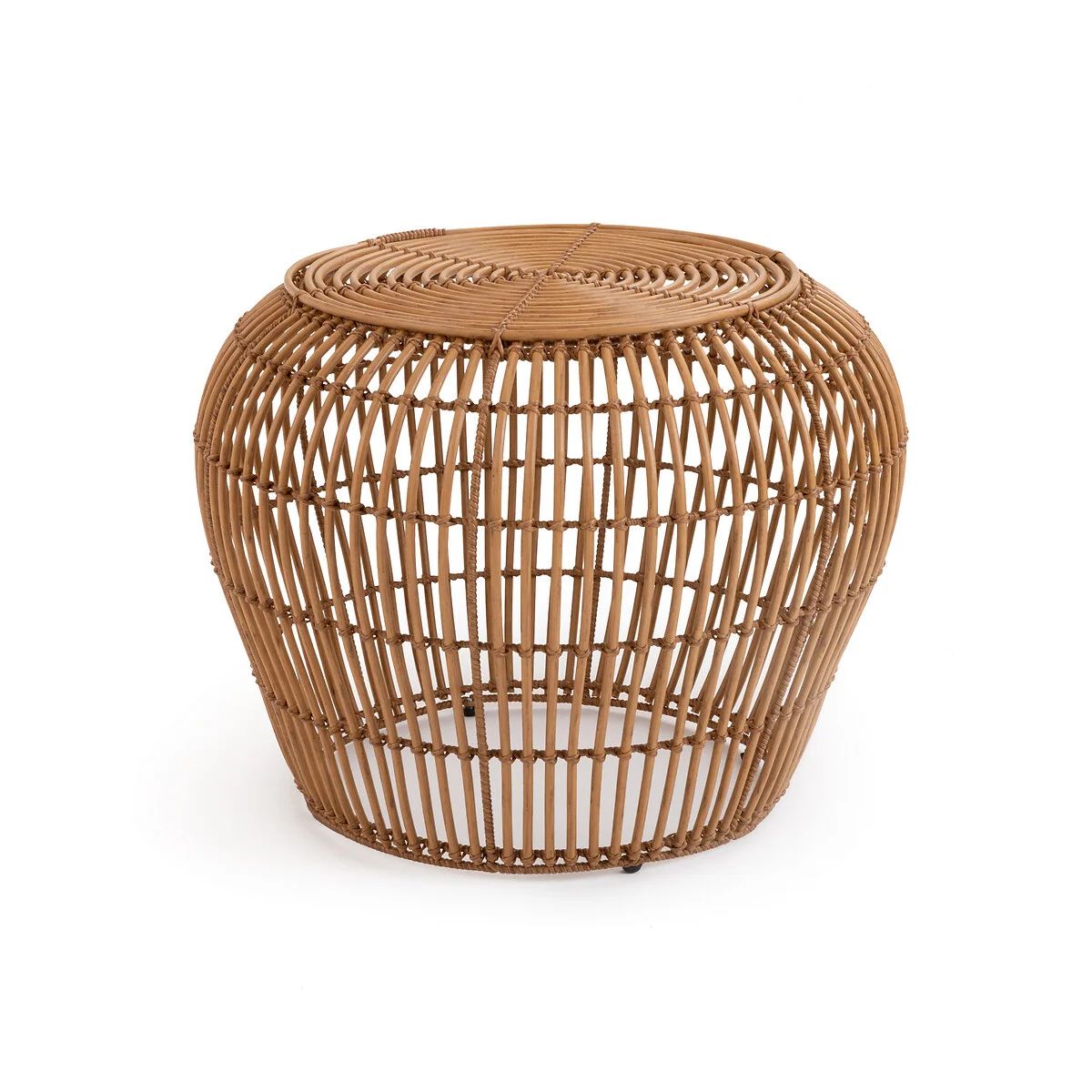 Kafi Woven Resin Garden Coffee Table, Diameter 60 cm | La Redoute (UK)