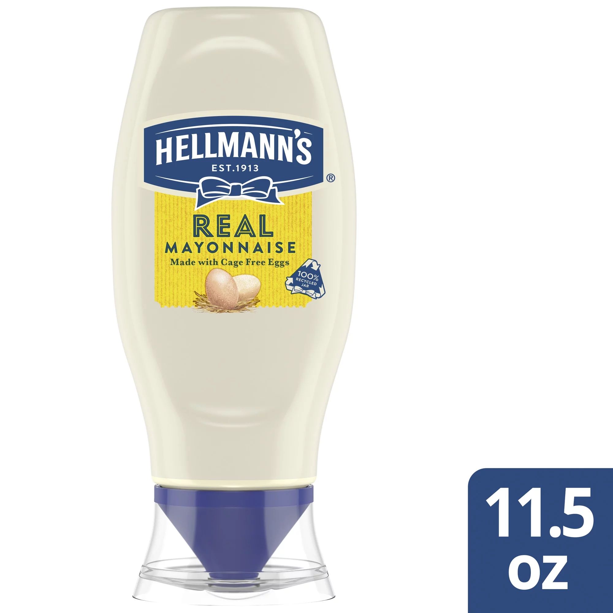 Hellmann's Real Mayonnaise Real Mayo Squeeze Bottle 11.5 oz - Walmart.com | Walmart (US)