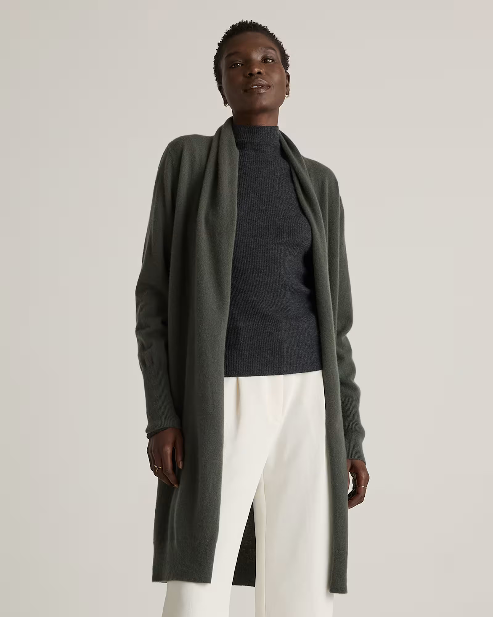 Mongolian Cashmere Duster Cardigan Sweater | Quince