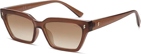 SOJOS Trendy Polarized Sunglasses Womens Men Retro Vintage 90s Cute Cat Eye Narrow Sun Glasses SJ... | Amazon (US)