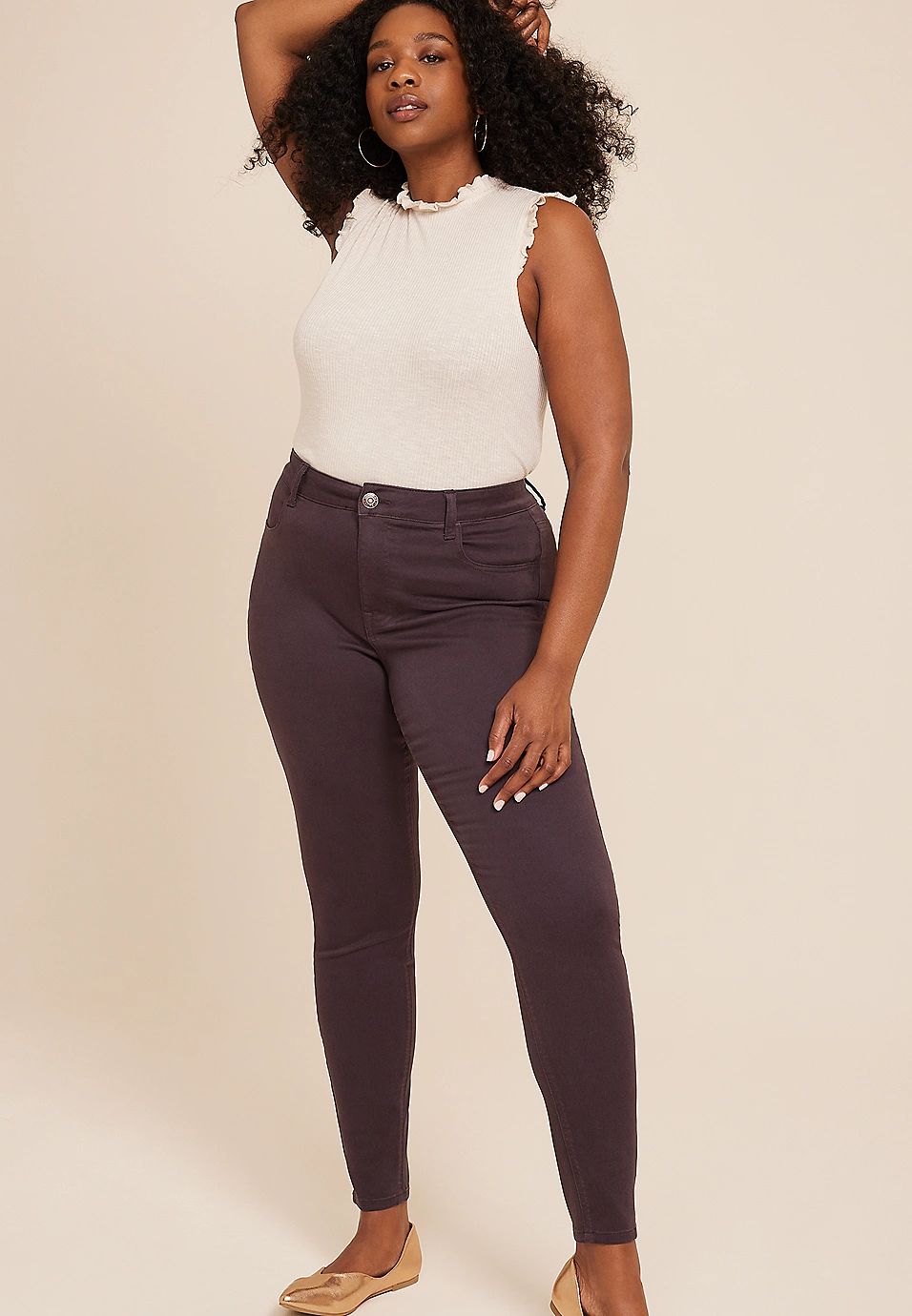 Plus Size m jeans by maurices™ High Rise Super Skinny Jean | Maurices