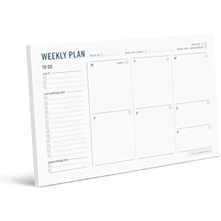 Bliss Collections Weekly Planner with 50 Undated 6 x 9 Tear-Off Sheets - You've Got This Motivationa | Amazon (US)