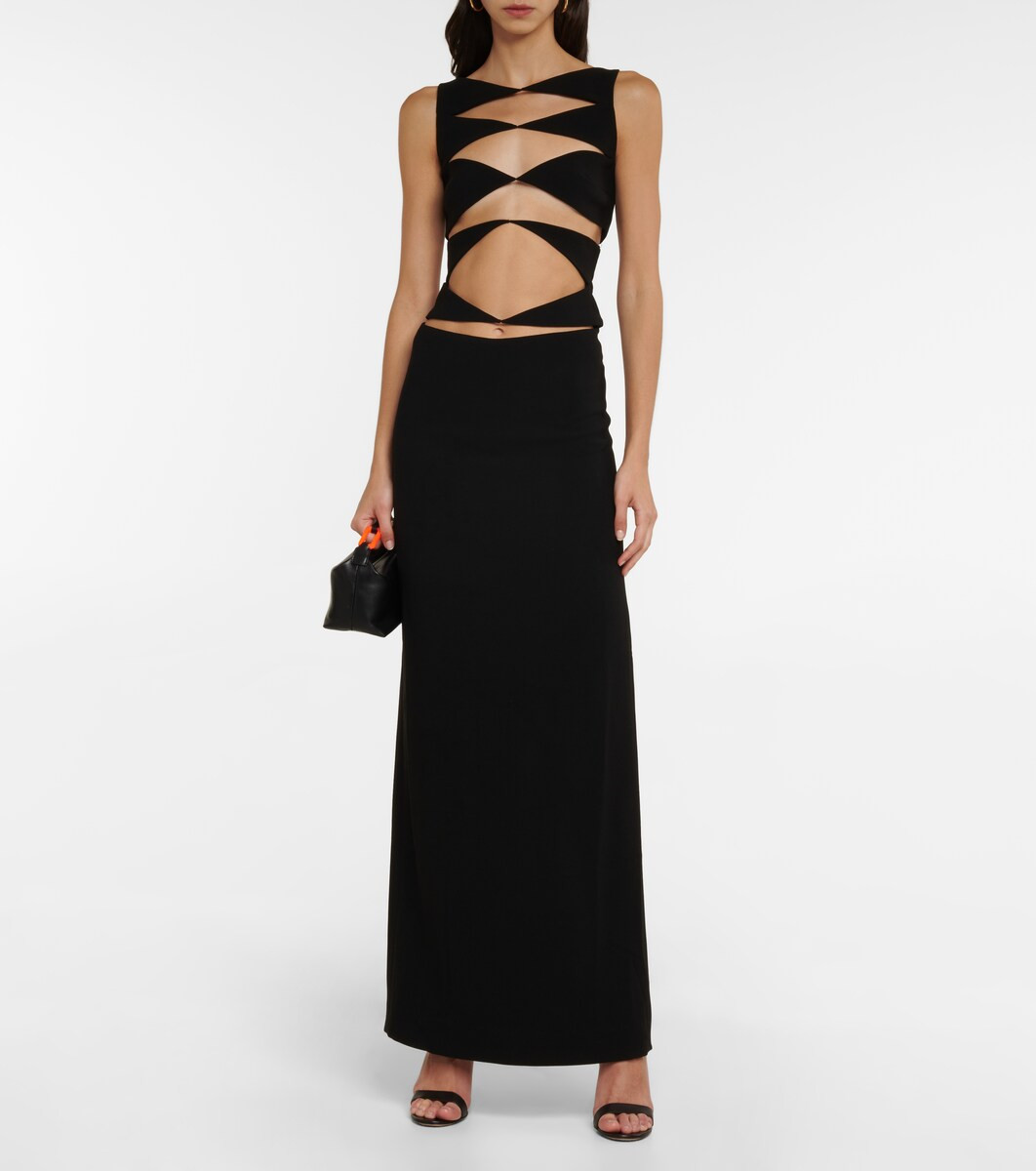 Cutout crêpe gown | Mytheresa (INTL)