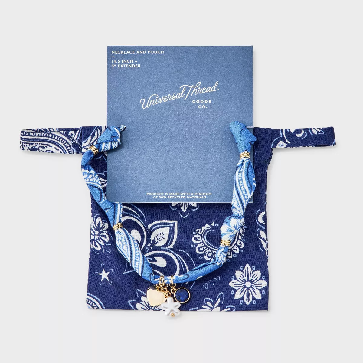 Bandana Print Necklace & Pouch - Universal Thread™ | Target