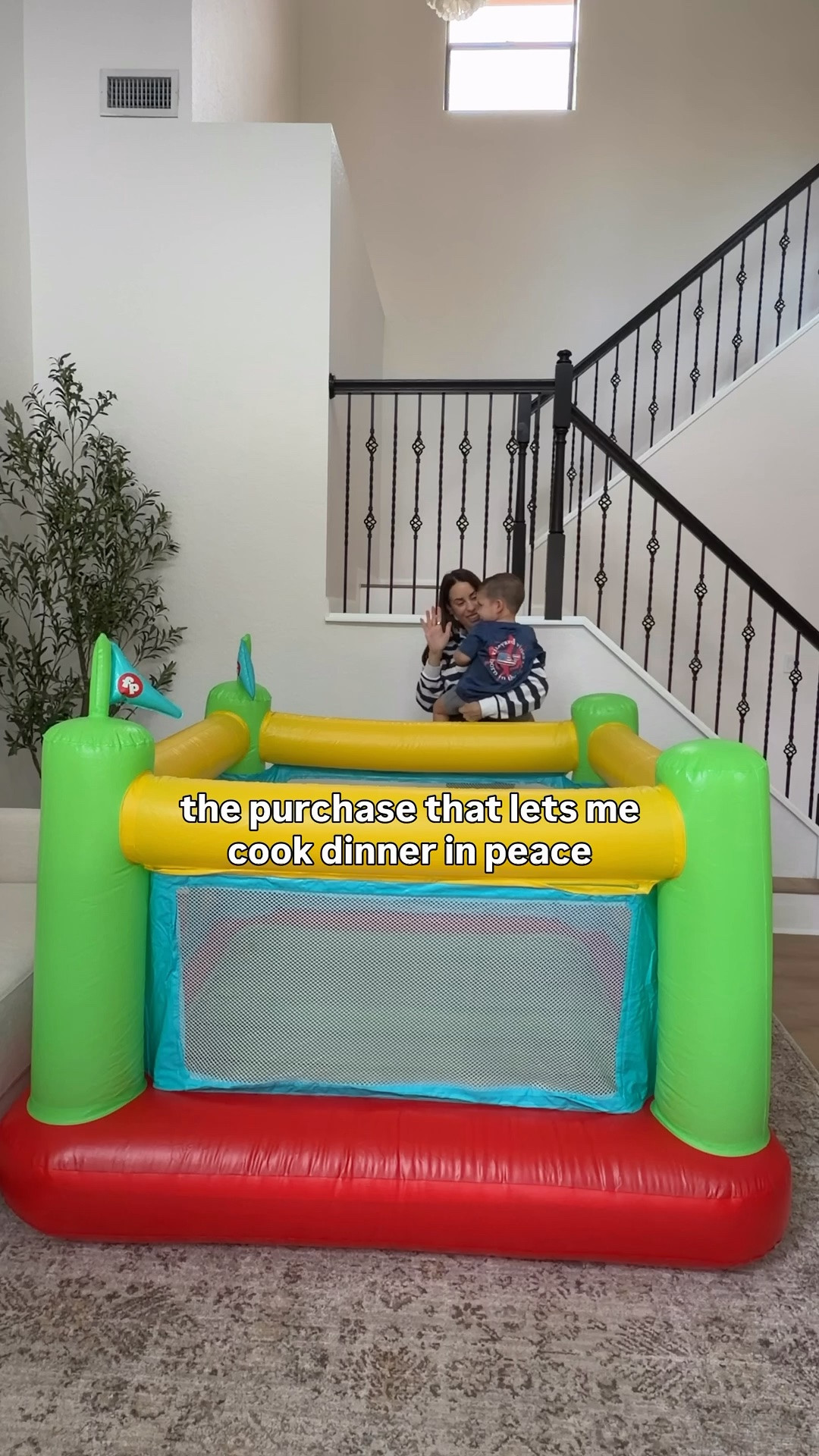 if you’re looking for an extra 20 minutes to get dinner on the table without the kids losing their minds, this indoor bounce house is worth every penny 👏🏼👏🏼

#indoorplay #momoftwo #kidsactivities #momhack #kidstoys

#LTKmomlife #LTKKids #LTKHome