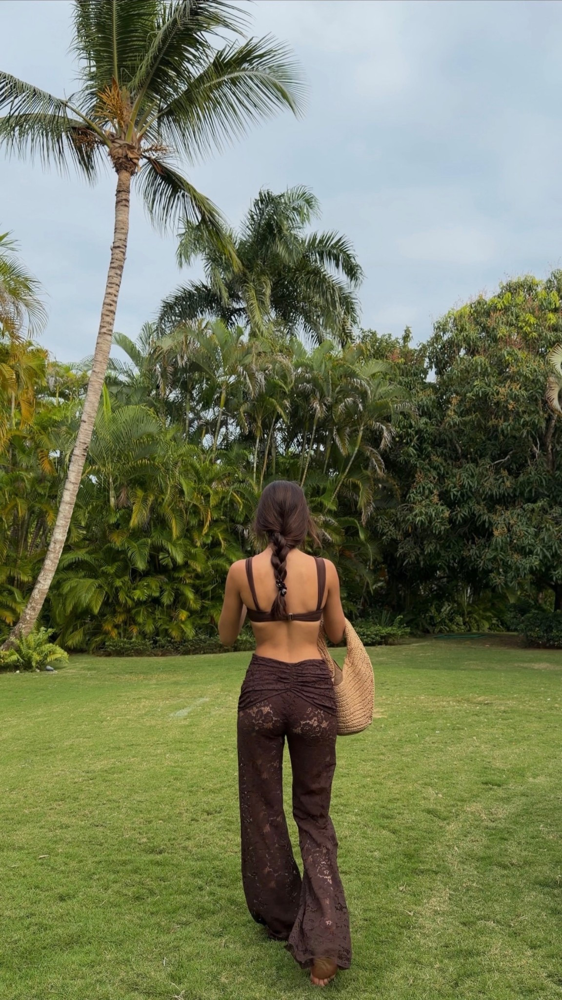 Chocolate moment 🤎 Wearing my fave bikini from SAME with lace coverup pants + Vehla aviators. 

Resort wear, vacation outfits, beach, swimwear.

 

#LTKFestival #LTKSwim #LTKTravel