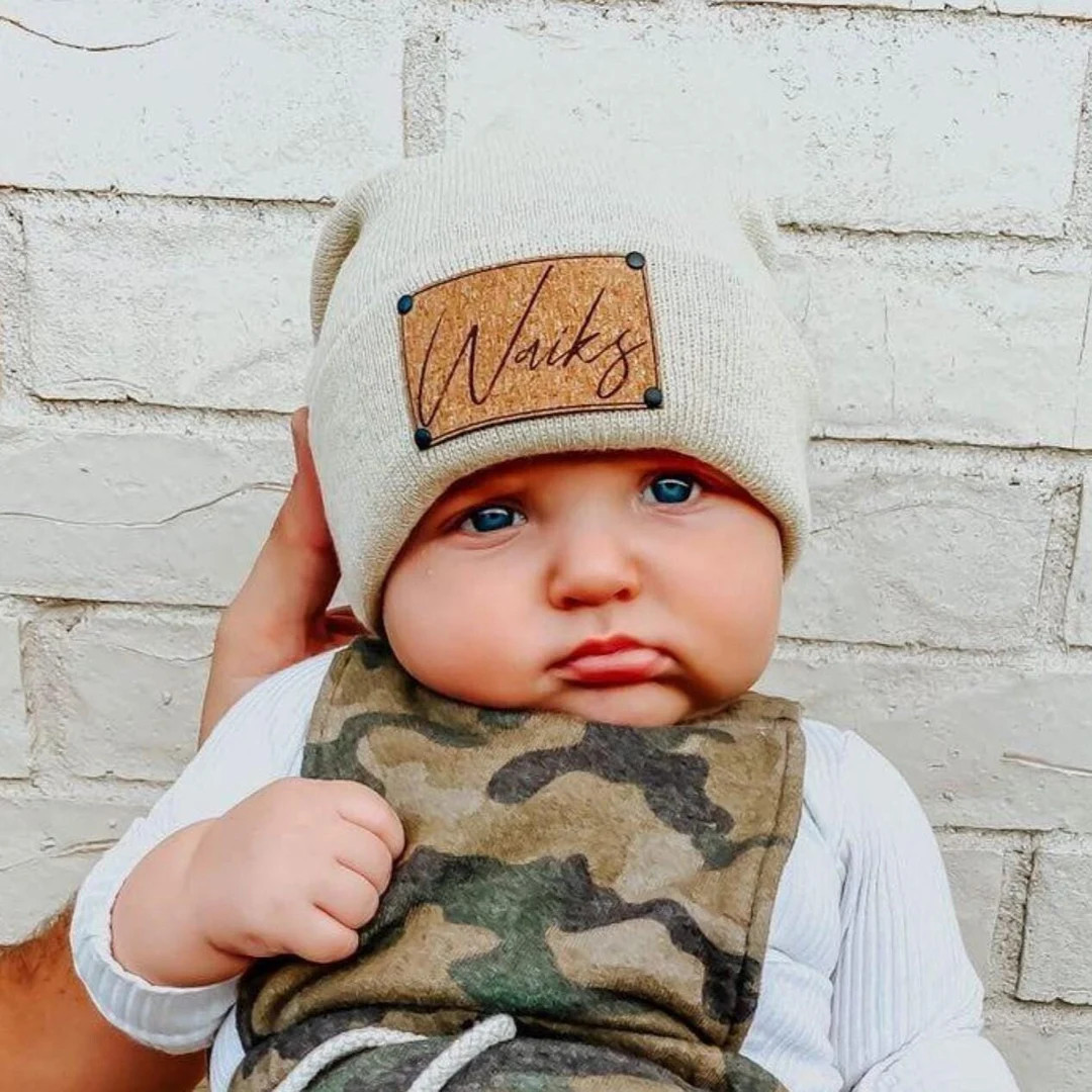 Personalized Name Baby Beanie Hat, Newborn Infant Toddler Kids and Adult - Etsy | Etsy (US)