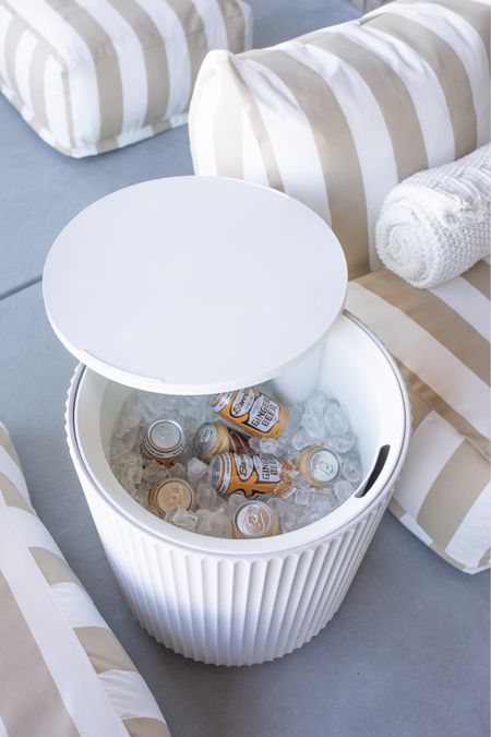 The outdoor side table with a built-in cooler is back in stock! Perfect for the summer months! 

Outdoor furniture, Amazon finds, Amazon home, cooler table, outdoor hosting, Amazon home, stripe bean bag chairs, outdoor bean bag chairs 

#LTKSeasonal #LTKHome