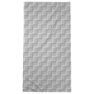 Classic Basketweave Stripes Bath Towel | Wayfair North America