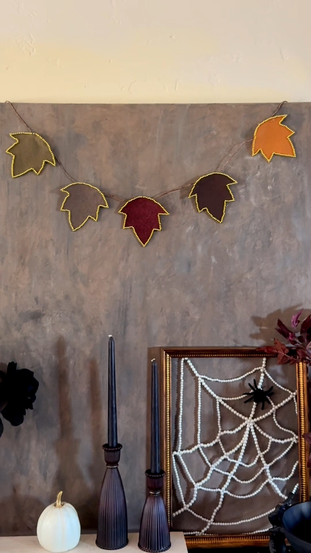 How pretty is this  beaded leaf garland? 😍 I love these colors! 🍁🍂

#LTKHome #LTKSeasonal #LTKSaleAlert