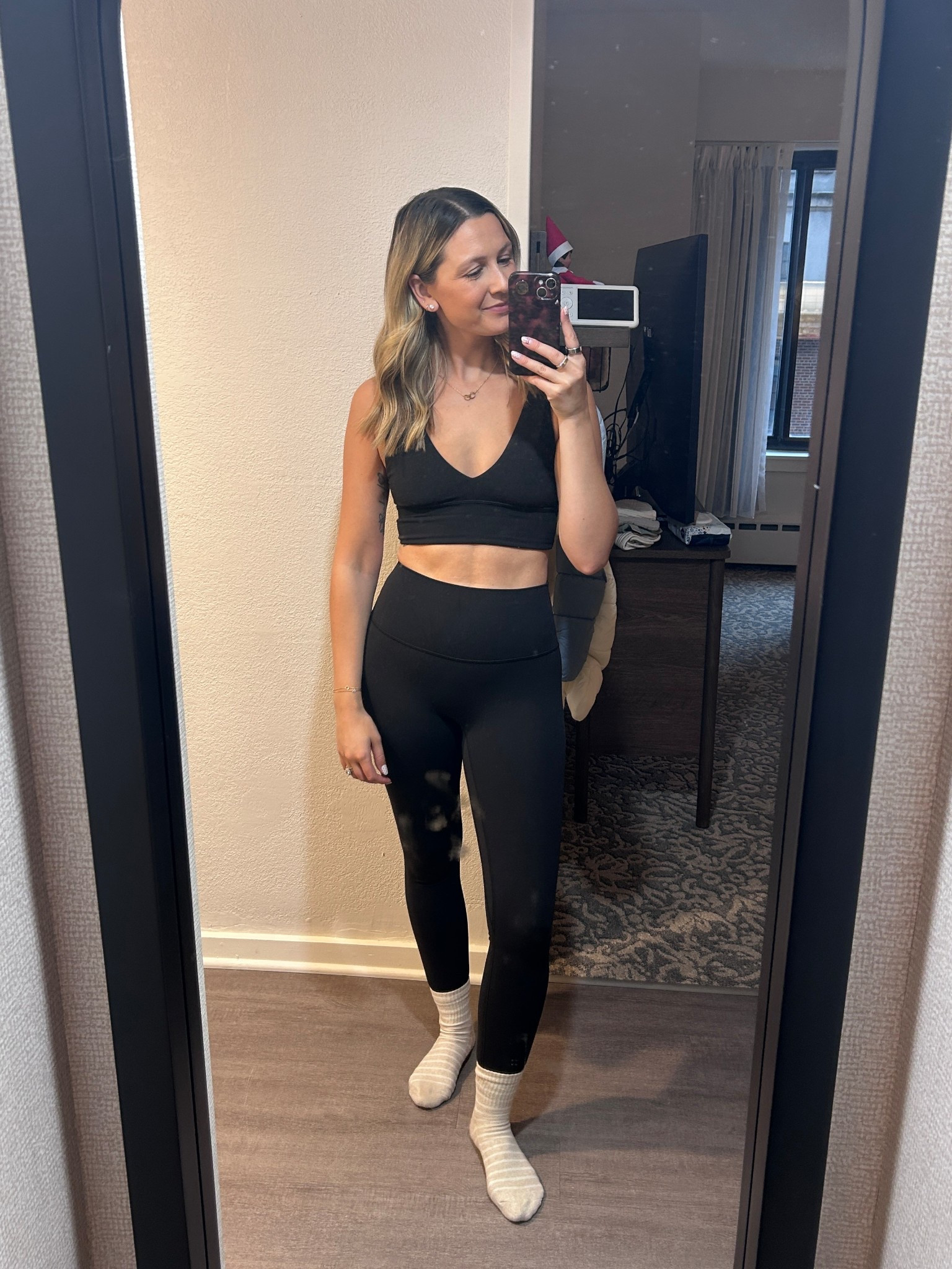 An all black workout outfit is always a 10/10 🖤

#LTKdayinmylife #LTKootd