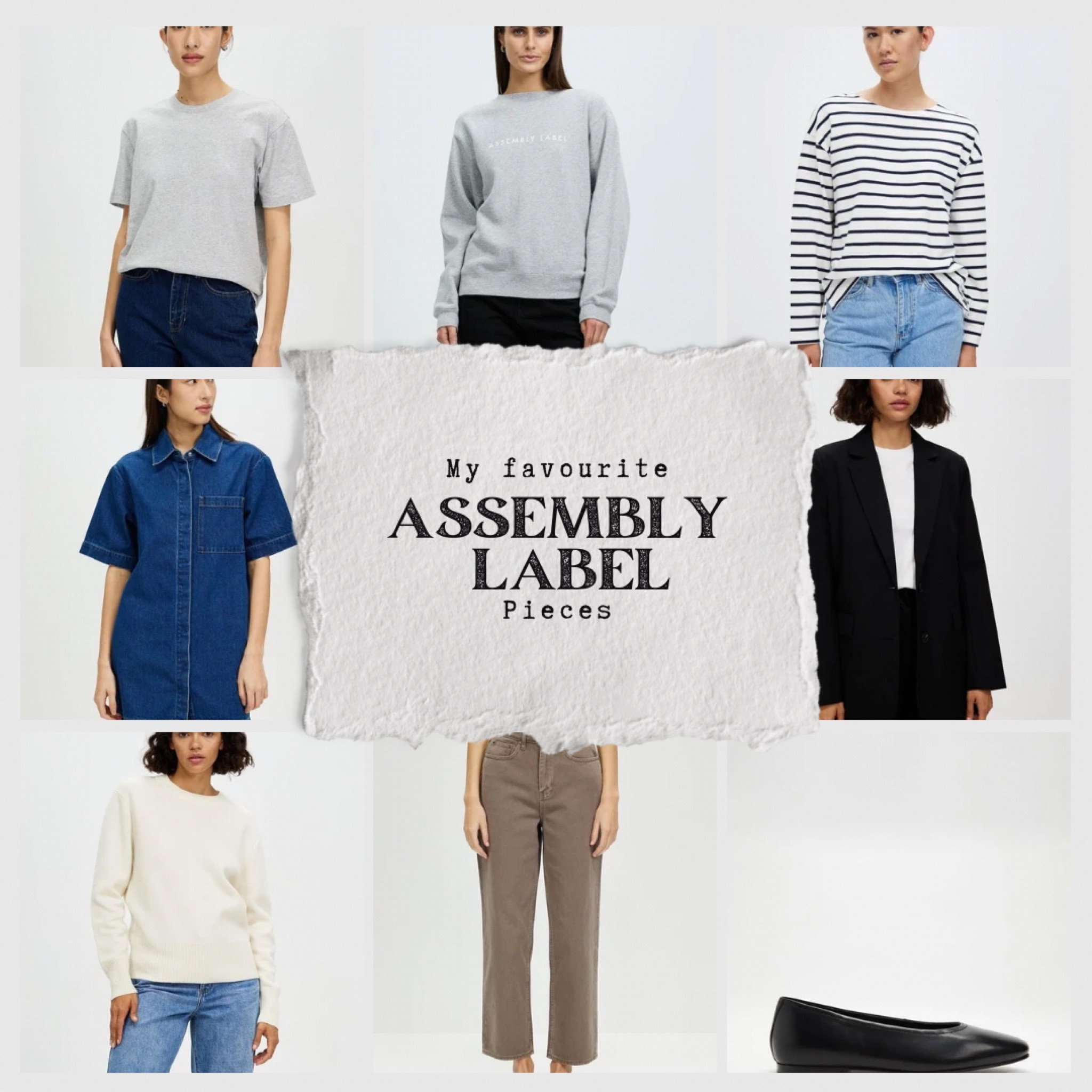 If you are like me, always searching for perfect every-day wardrobe basics, it’s hard to go past Assembly Label.

Whether it’s a basic tee, cashmere knit, denim or a great blazer, AL have you covered.  Great quality, great design and a great price point.