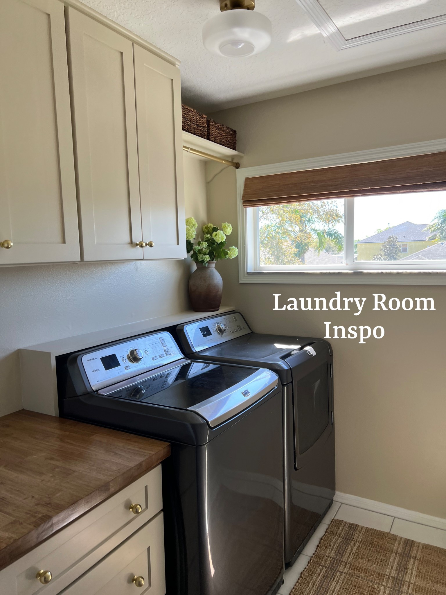 Laundry Room Inspo✨
Paint color: Stucco by SW

#LTKSeasonal #LTKHome #LTKStyleTip