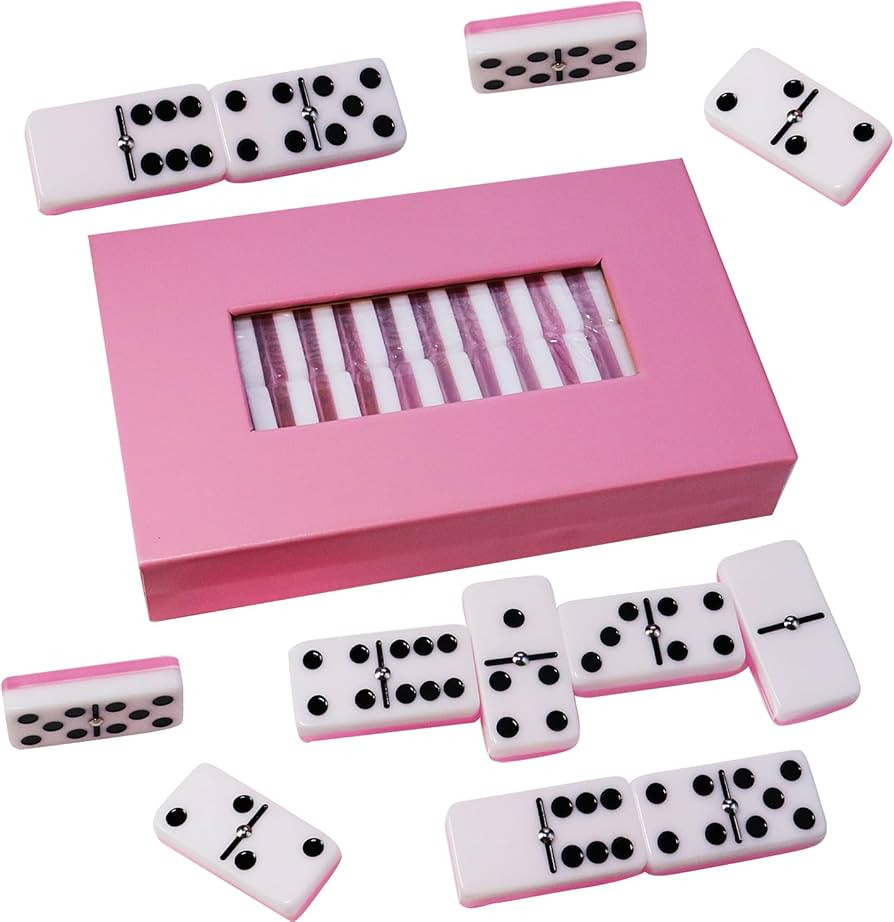 Double Six Standard Dominos Set 28 Tiles – Dominos Set Games for Adults, Classic Numbers Table ... | Amazon (US)