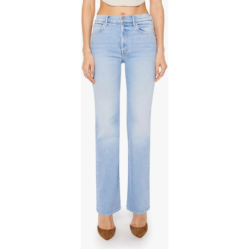 MOTHER The Kick It High Waist Straight Leg Jeans in Your Turn at Nordstrom Rack, Size 24 | Nordstrom Rack
