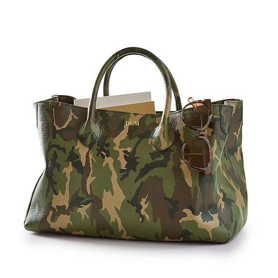 Camo Elisabetta Slouch Handbag | Mark and Graham
