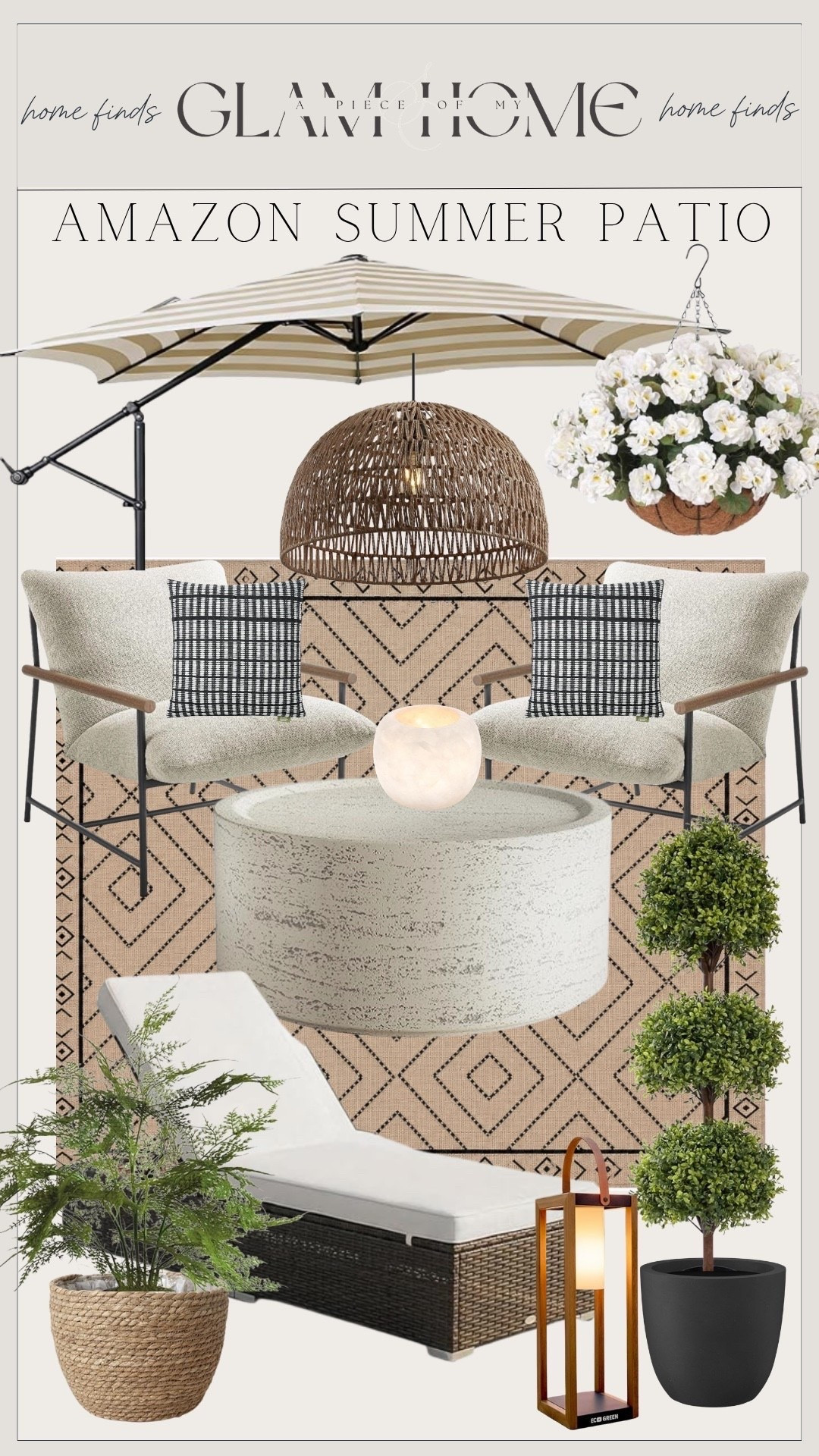Amazon patio finds, summer patio decor, outdoor living, patio furniture, backyard oasis, outdoor entertaining, patio styling, Amazon home finds, outdoor decor, cozy patio, backyard inspiration, summer hosting, patio essentials, outdoor lounge, affordable patio decor, patio makeover, outdoor seating, string lights patio, neutral outdoor decor, patio dining, backyard decor, outdoor rugs, fire pit patio, poolside decor, modern patio, outdoor furniture finds, summer backyard, patio accessories, cozy outdoor space, Amazon outdoor finds

#LTKHome #LTKSeasonal #LTKU

Comment SHOP below to receive a DM with the link to this post on my LTK ⬇ https://liketk.it/6cXtj