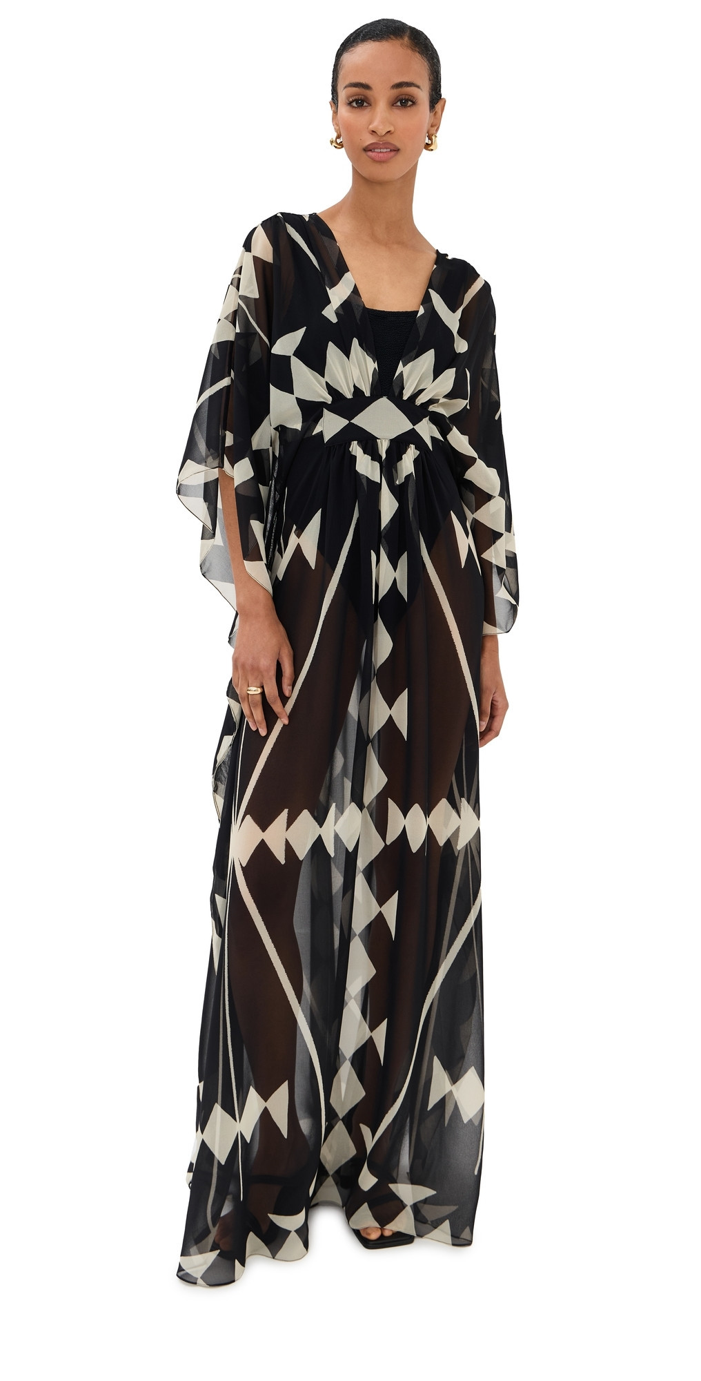 Johanna Ortiz Black/Ecru Secret Garden Maxi Dress Black/Ecru 4 | Shopbop
