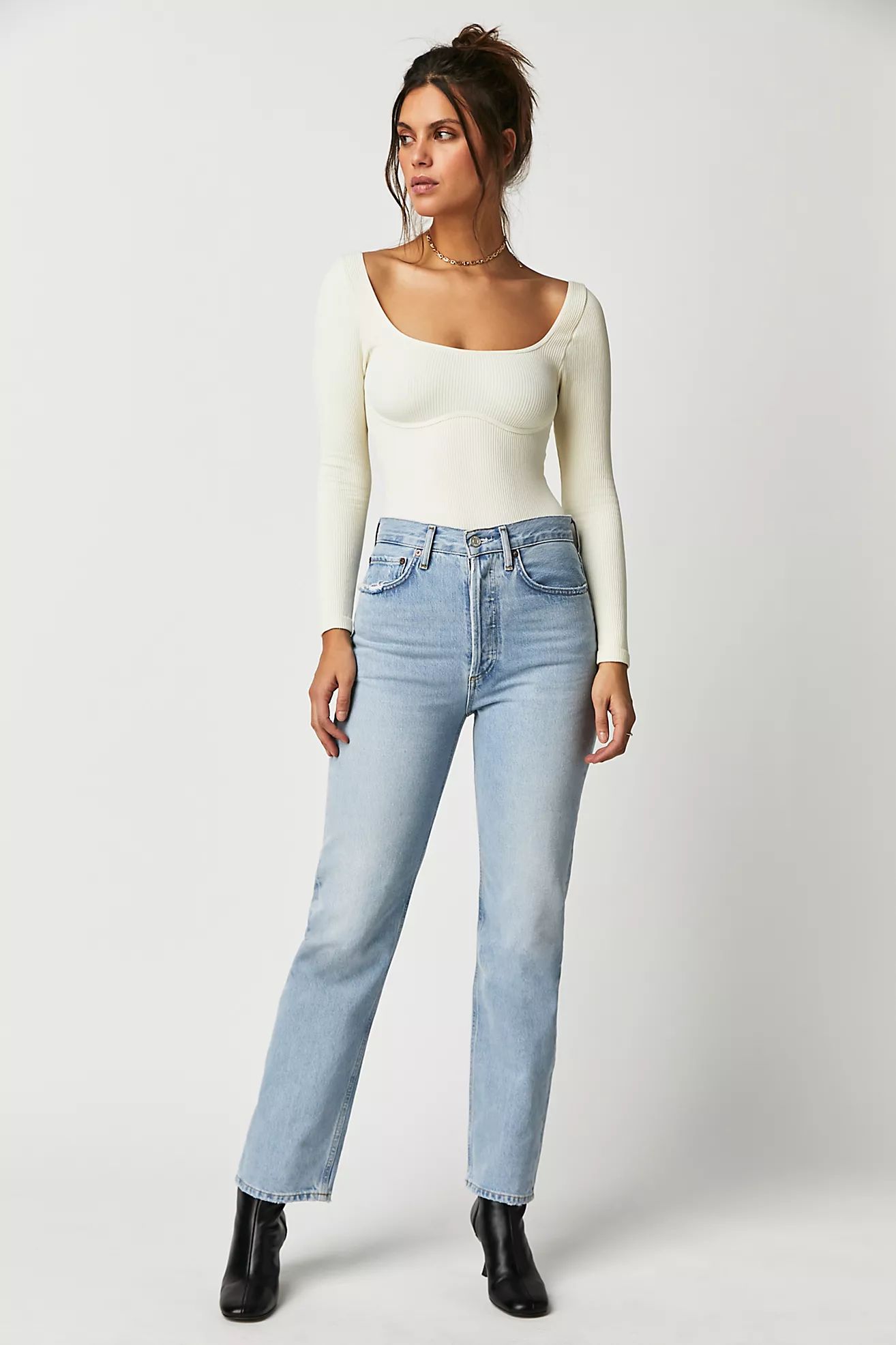 AGOLDE Pinch Waist 90s Jean | Free People (UK)