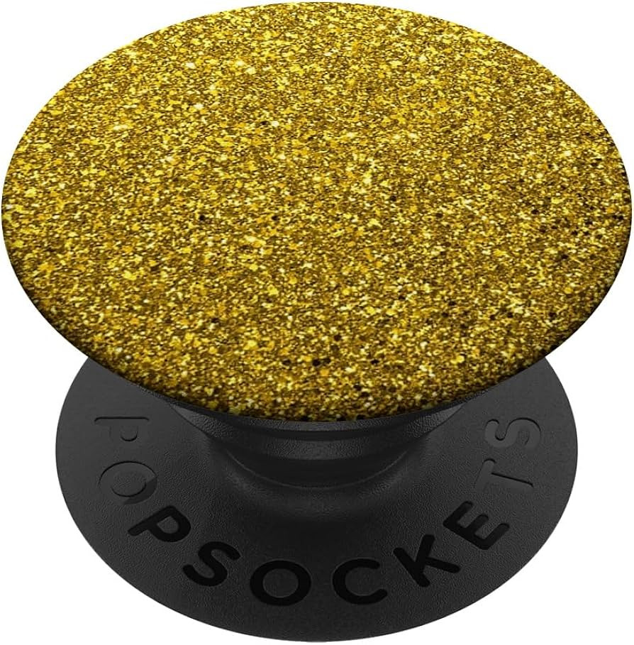 Gold Pop Socket Collapsible Cell Phone & Tablet Holder PopSockets PopGrip: Swappable Grip for Pho... | Amazon (US)