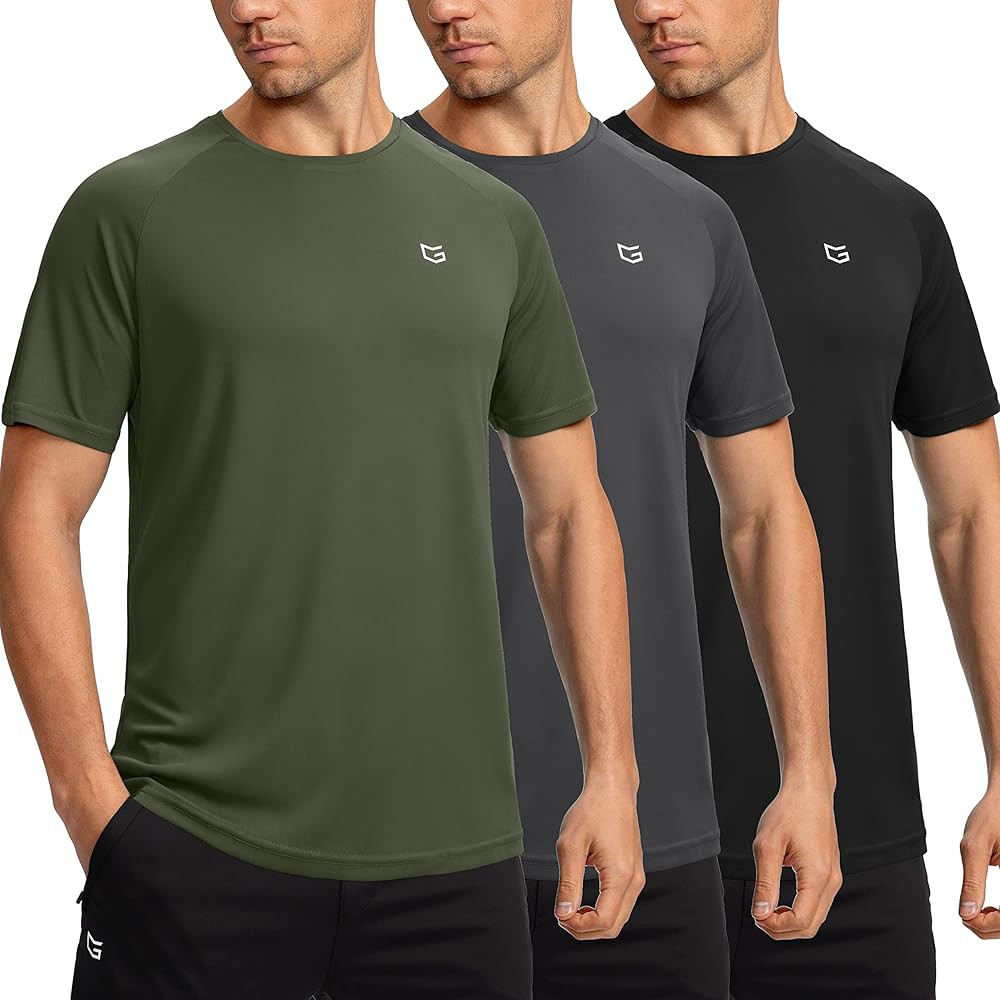 G Gradual Men's Workout Quick Dry T-Shirts Short Sleeve Lightweight Cooling Gym Shirts Tee for Ru... | Amazon (US)