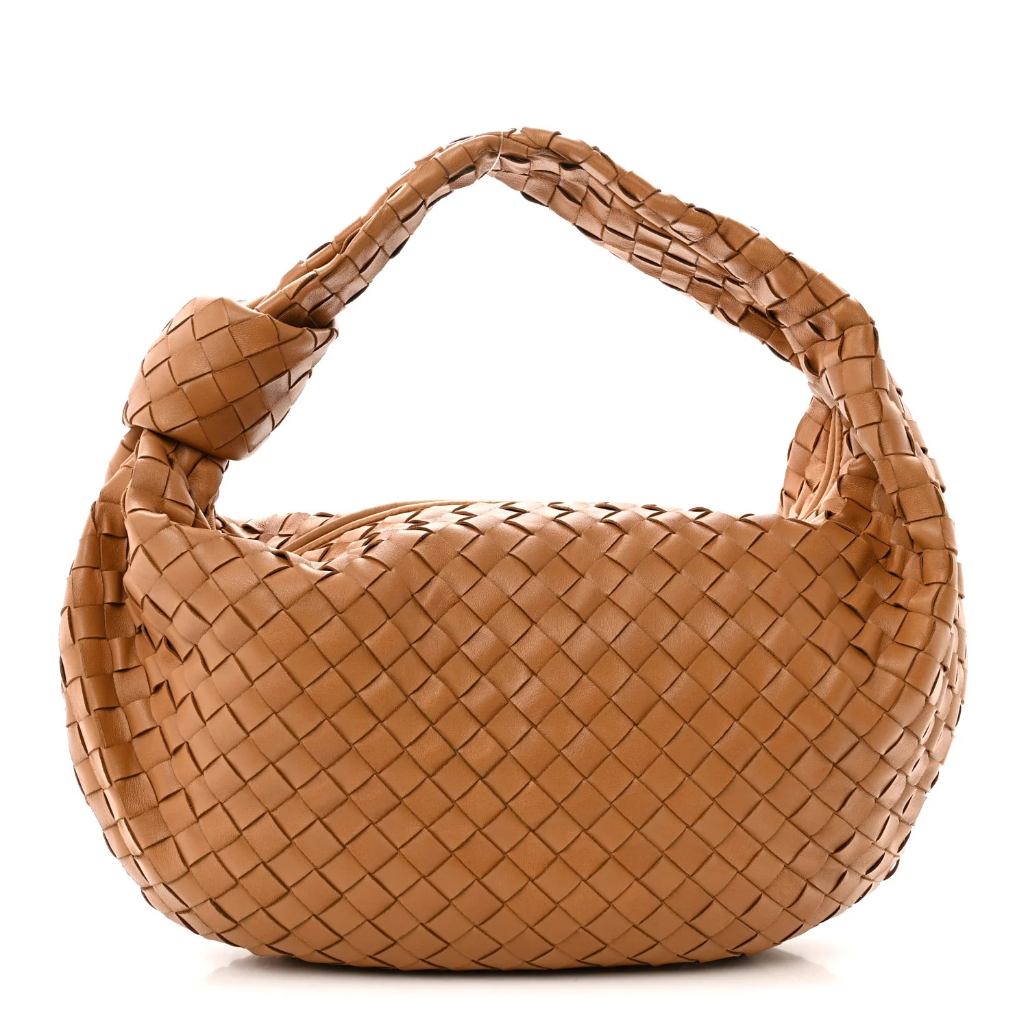 Bottega Veneta Nappa Intrecciato Small Jodie Caramel 1862511 | FASHIONPHILE (US)