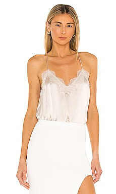 CAMI NYC Racer Charmeuse Cami in Oat from Revolve.com | Revolve Clothing (Global)