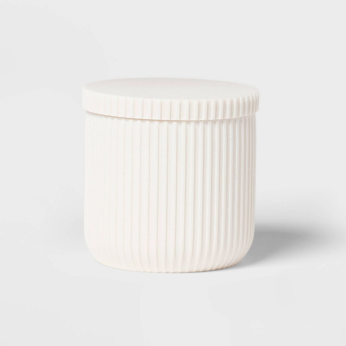 Ribbed Canister White - Room Essentials™ | Target