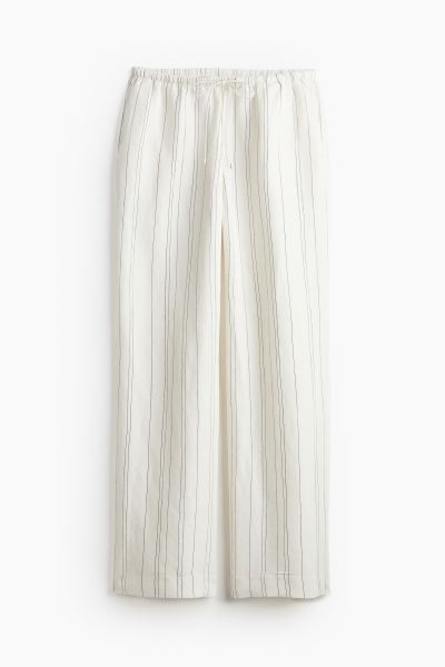 Linen-blend trousers | H&M (UK, MY, IN, SG, PH, TW, HK)