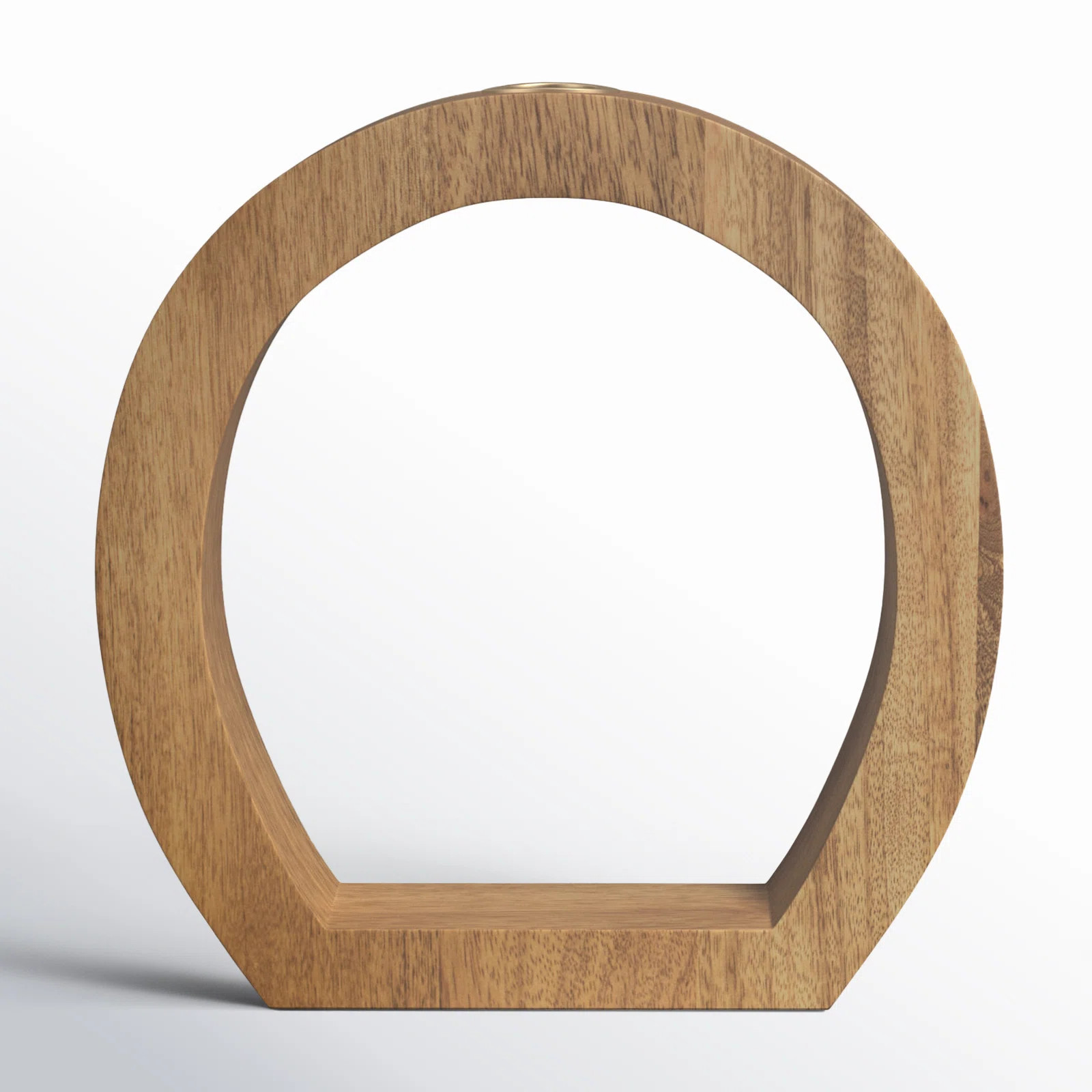 Femke 8" Wood Tabletop Candlestick | AllModern