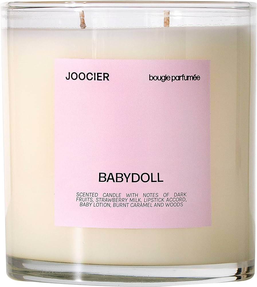 JOOCIER | Babydoll Candle- Strawberry Milk, Dark Fruits, Burnt Caramel, Lipstick, Lotion | Cry Ba... | Amazon (US)