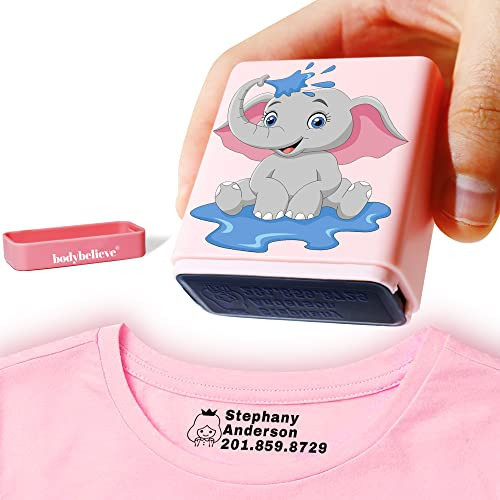 Name Stamp for Clothing Kids, Customized Personalized Labels for Kids. Non-Fading School Uniform Custom Stamp. Clothing Labels for Daycare and Nursing Homes. Free Name Stickers. | Amazon (US)