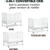 Jenny Lind 3-in-1 Convertible Crib, White | Maisonette