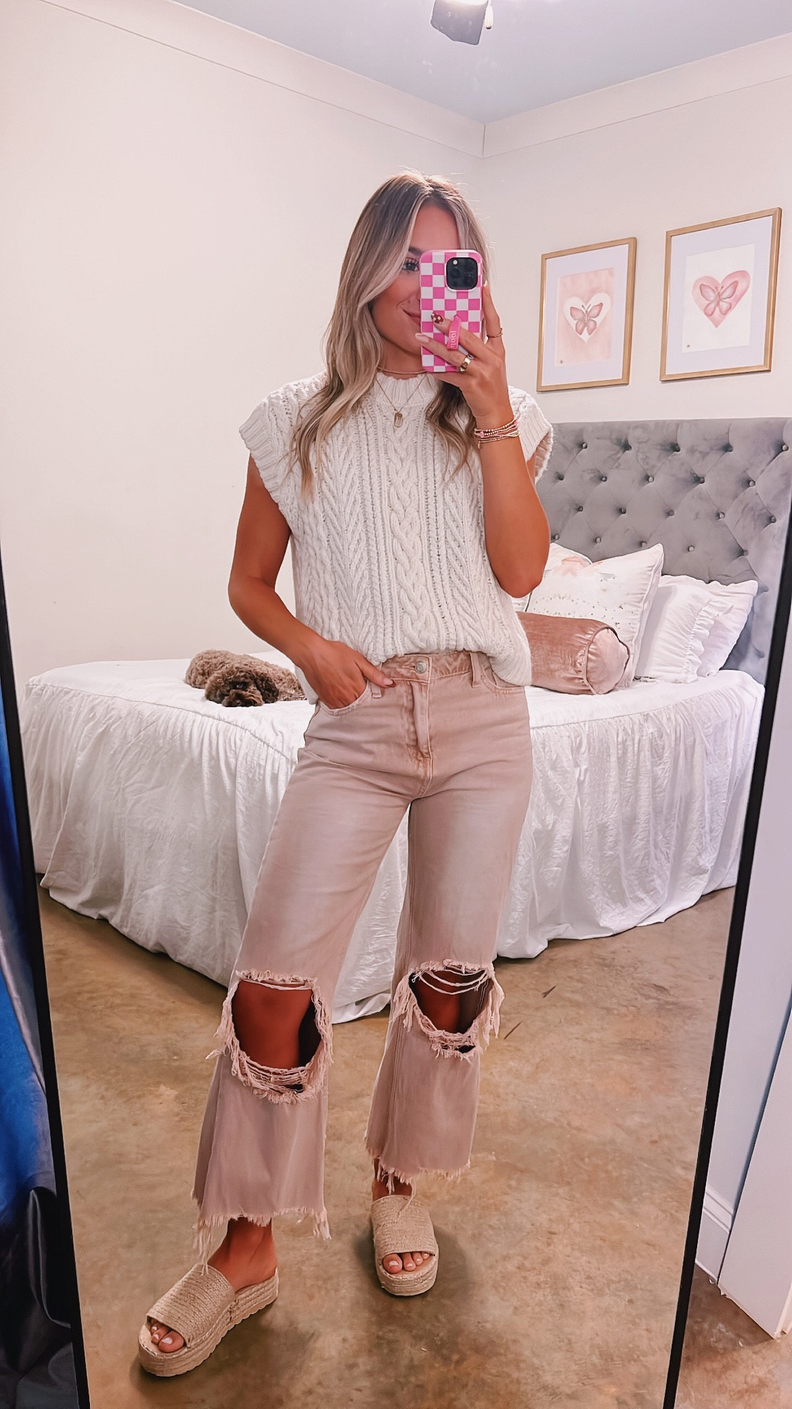 church fit from yesterday🌸🧚‍♀️✨couldn’t link exact sweater so i linked some similar!
#falloutfits 

#LTKstyletip