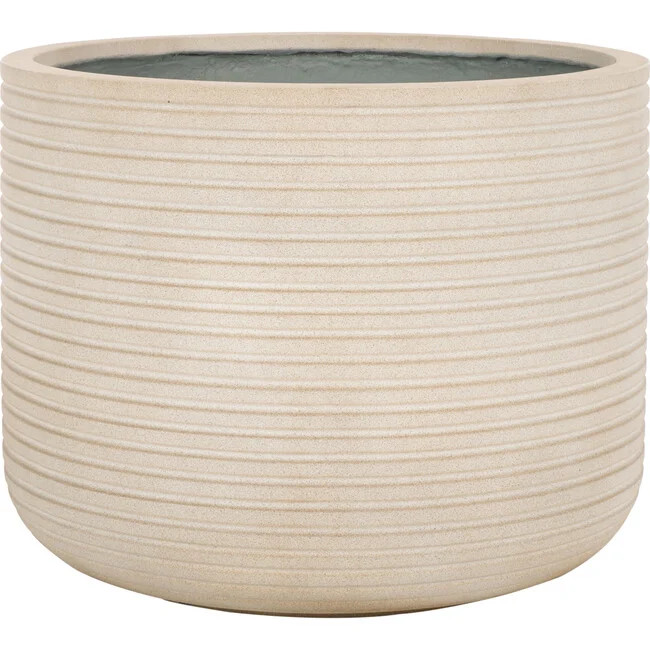 Safavieh | Nardo Large Planter Pot, Beige | Maisonette | Maisonette