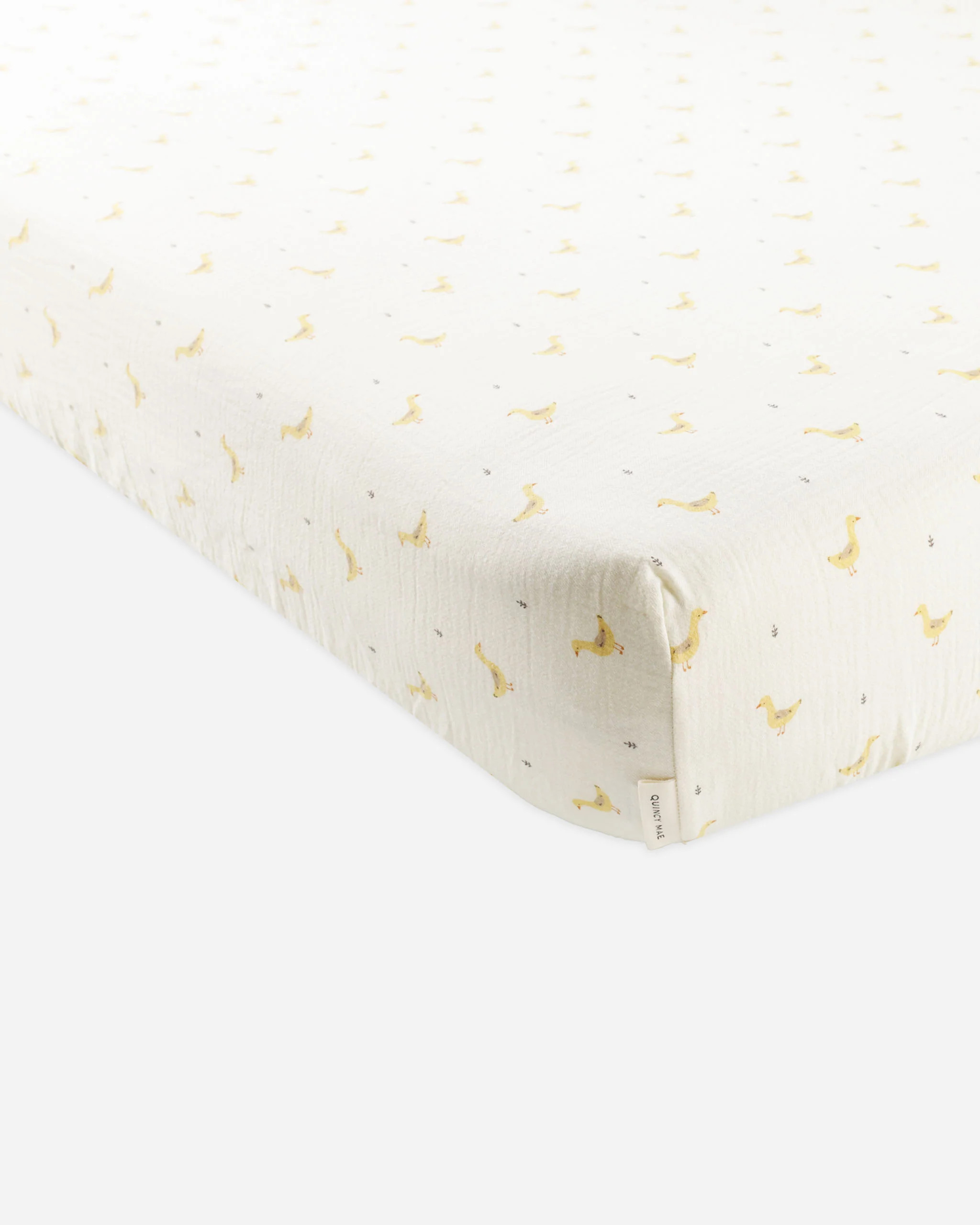 Woven Crib Sheet || Geese | Rylee + Cru