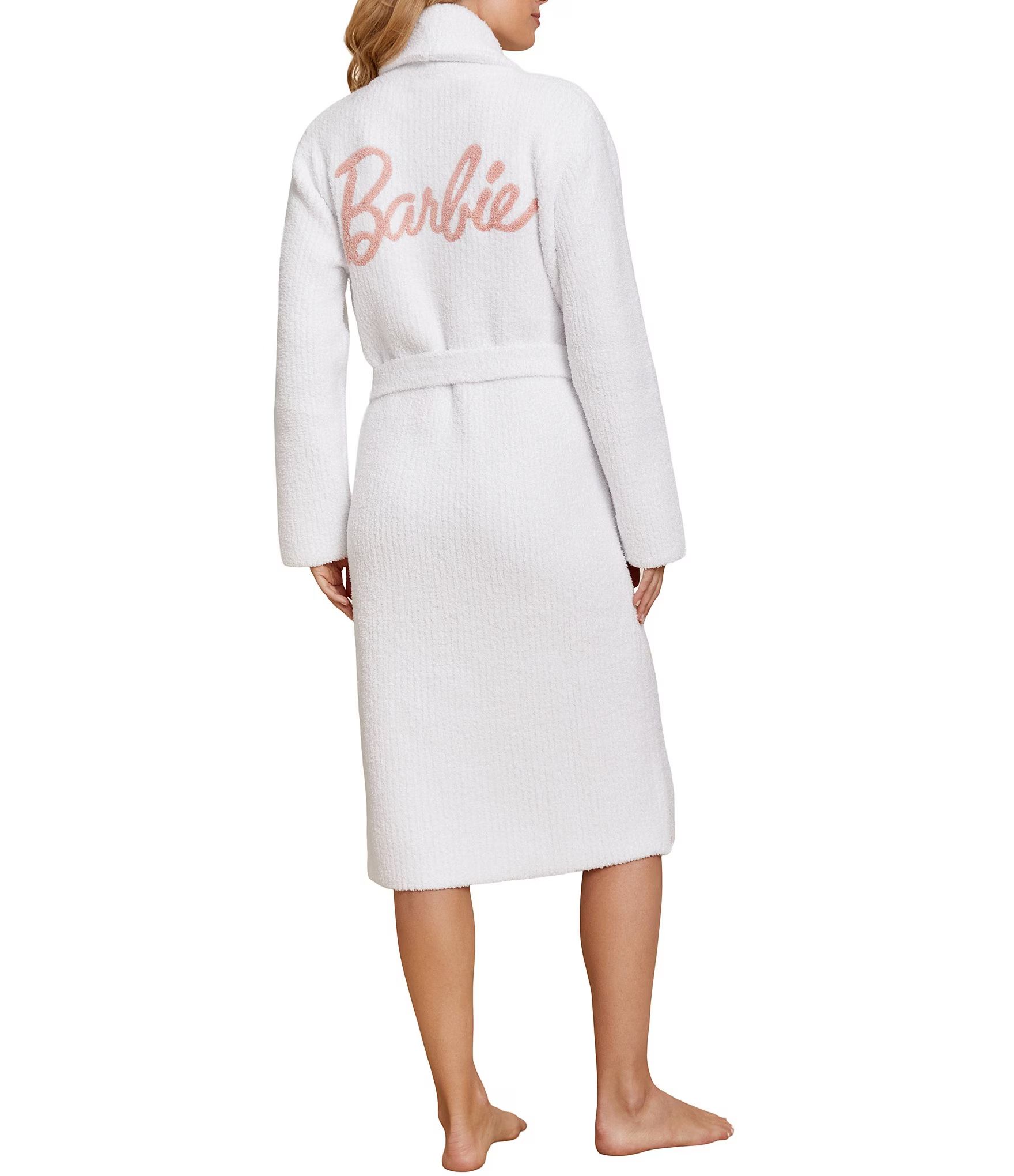CozyChic® Barbie™ Plush Ribbed Knit Adult Robe | Dillard's