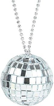 Rhode Island Novelty 2" Disco Ball Necklace | Amazon (US)