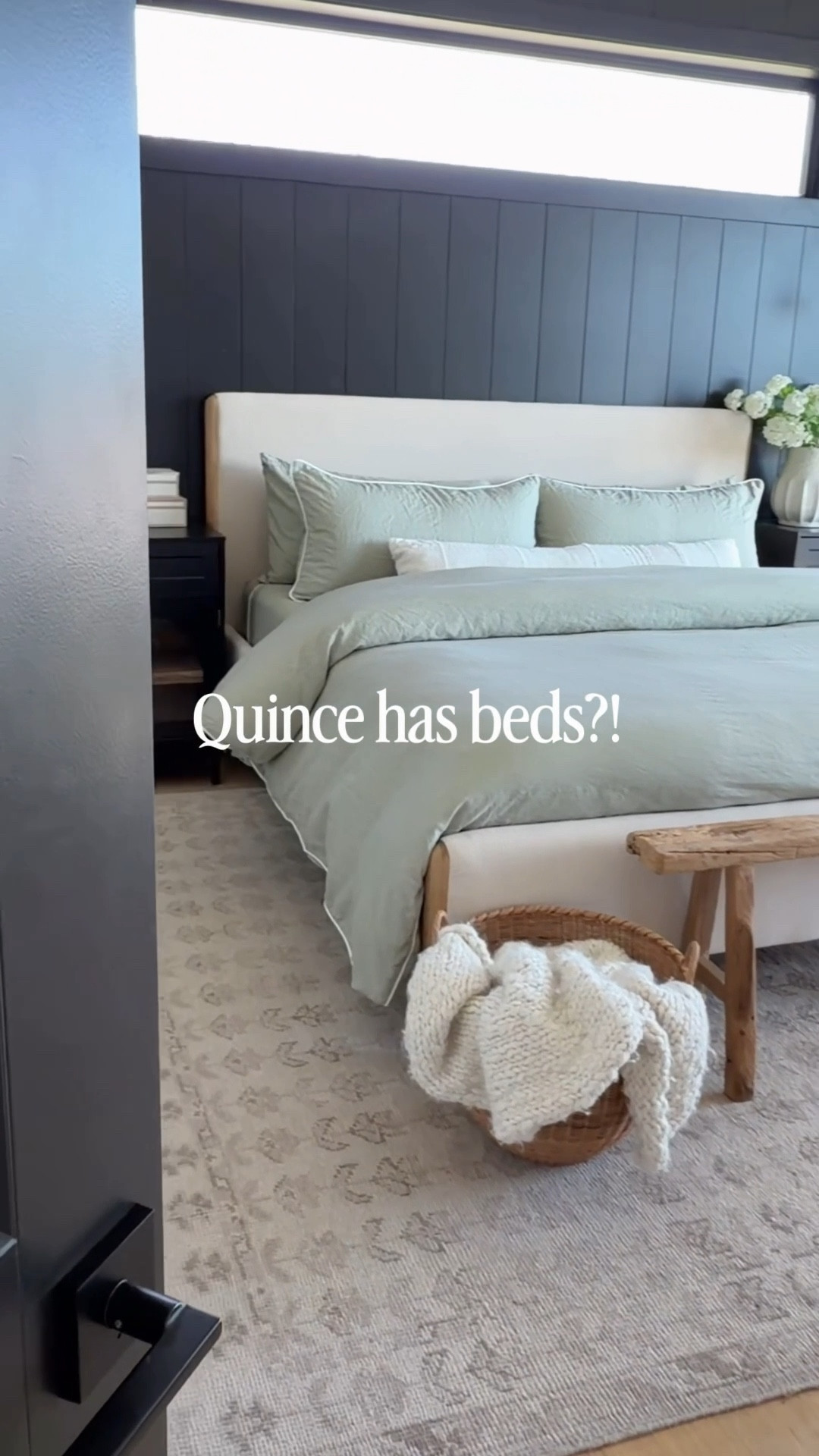 This new upholstered bed with wood legs from Quince completely transformed the room 🤍 it’s the perfect mix of soft texture and warm, natural tones that instantly makes the space feel calm and elevated. The clean lines keep it timeless, while the wood legs add just enough contrast to ground the look.

I layered it with our Quince bedding for that relaxed, hotel-inspired feel and anchored everything with the Mabel wool rug, which adds the best subtle pattern and warmth underfoot. It’s one of those combinations that makes a bedroom feel finished without overthinking it.

Keywords: upholstered bed frame, wood leg bed, Quince furniture, Mabel wool rug, neutral bedroom decor, modern organic bedroom, cozy bedroom ideas, layered bedding look, wool area rug 9x12, minimalist bedroom styling, warm neutral home, bedroom refresh ideas


#LTKSaleAlert #LTKHome #LTKdayinmylife