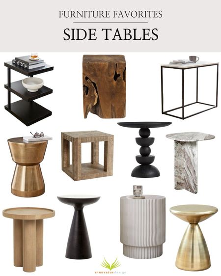 Side tables are perfect for using in between accent chairs or beside your sofa. Here are our top picks for making a statement with side tables! 

#LTKfamily #LTKhome #LTKSeasonal
