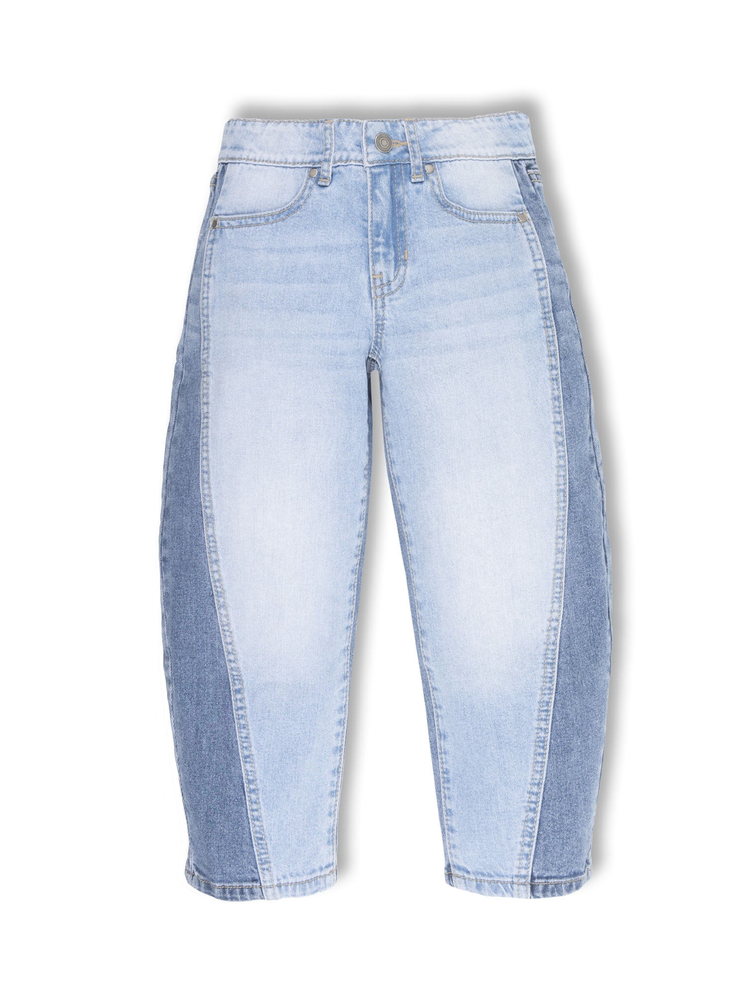 Wonder Nation Girls Barrel Jean, Sizes 5-18 | Walmart (US)