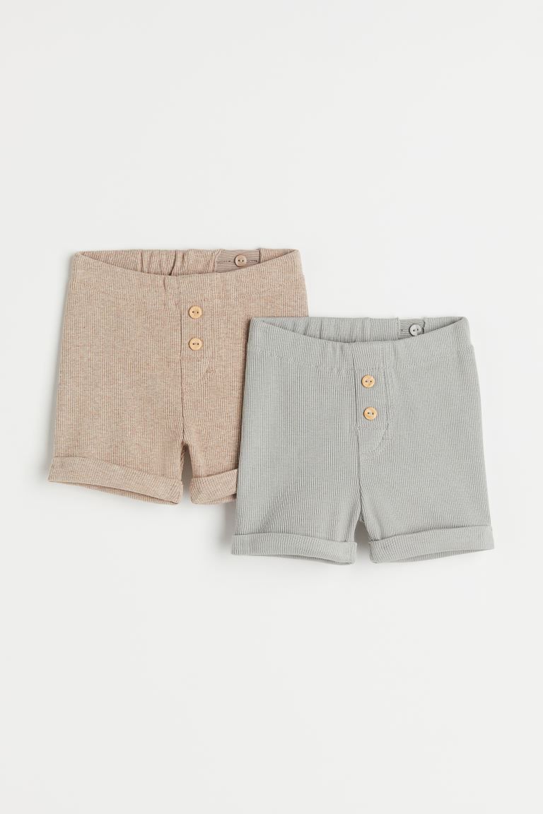 2-pack Cotton Shorts | H&M (US + CA)