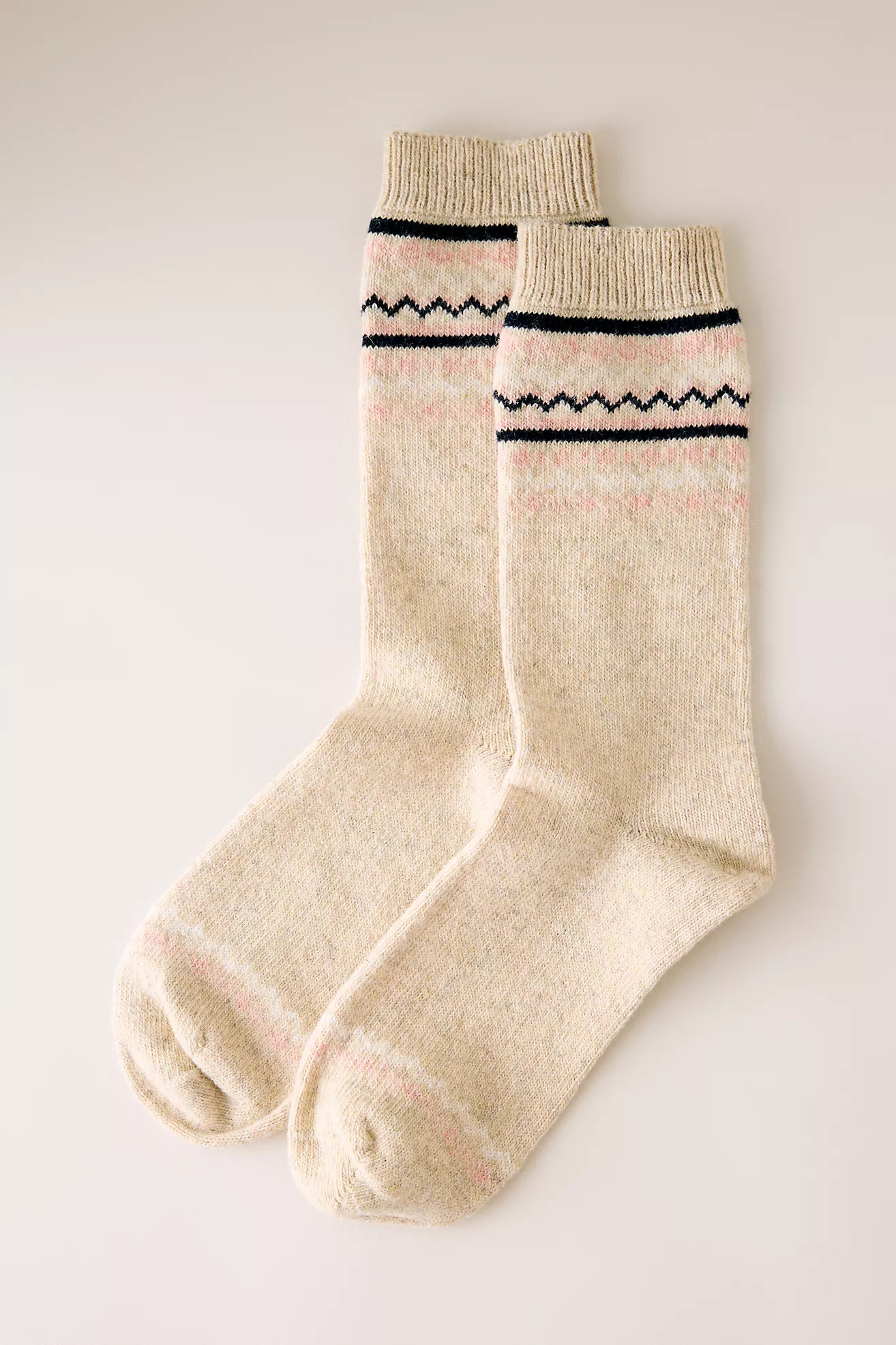 Barbour Anaise Fair Isle Wool-Blend Socks | Anthropologie (UK)