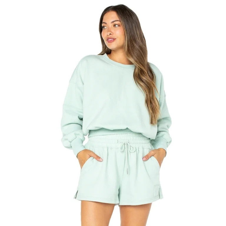 Celebrity Pink Womens Oversized Boyfriend Sweatshirt | Walmart (US)