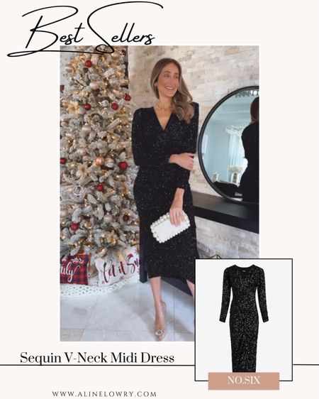 Top six of this week! Gorgeous sequin dress to spice up any party. 