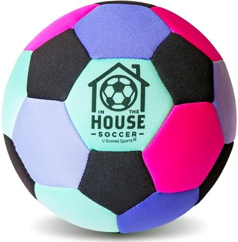 in The House Soccer Ball - Indoor Size 4 Padded Soccer Ball for Girls (Ages 3+), Boys (Ages 3+) &... | Amazon (US)