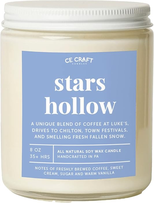 CE Craft Stars Hollow Scented Candle - Gift for Her, Scented Soy Wax Candle, Coffee Scented Candl... | Amazon (US)
