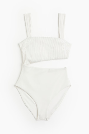 One-shoulder Cut-out Swimsuit | H&M (US + CA)